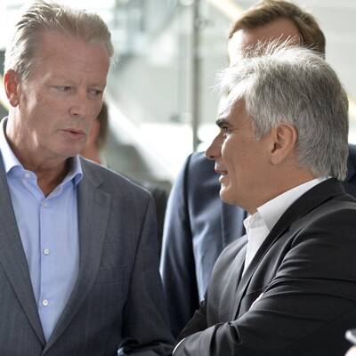 Staatsspitze in Traiskirchen