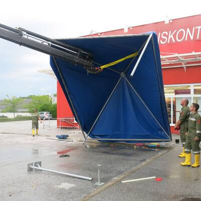 Schwere Gewitter über Österreich 