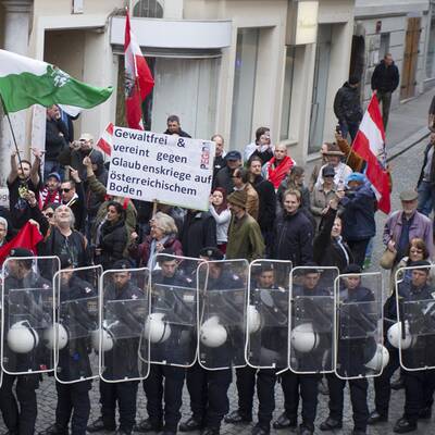 Pegida-Kundgebung in Graz