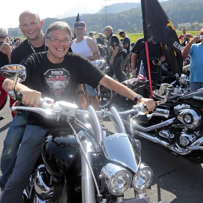 Harley Davidson Parade in Kärnten