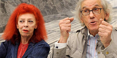 Christos neuer Streich: Fluss wird verhüllt