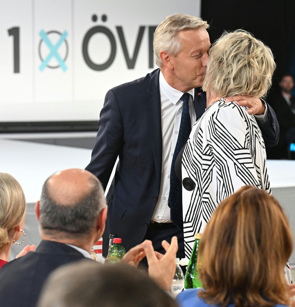 ÖVP-EU-Spitzenkandidat Reinhold Lopatka und seine Frau Franziska