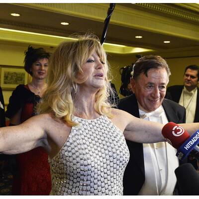 Richard Lugner und Goldie Hawn am Opernball 