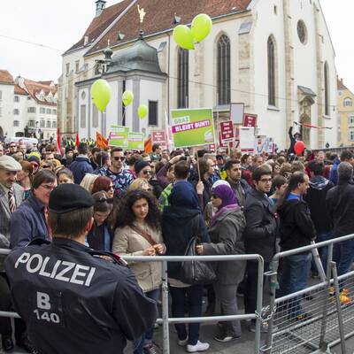 Pegida-Kundgebung in Graz