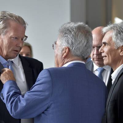 Staatsspitze in Traiskirchen