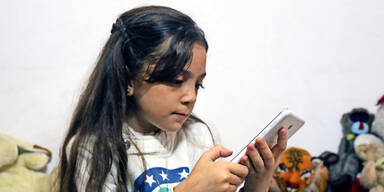 Bloggerin Bana (7) aus Aleppo ist in Sicherheit