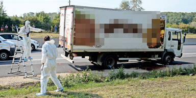 A4 Flüchtlingsdrama Lkw