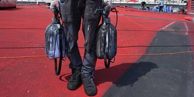 Gro&szlig; wie vier Fu&szlig;ballfelder: Gr&ouml;&szlig;tes Street-Art-Werk in Paris