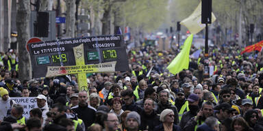 Gelbwesten Paris Demo