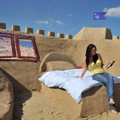 Das erste Sand-Hotel der Welt