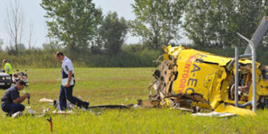Ein Toter bei Hubschrauberabsturz bei Budapest