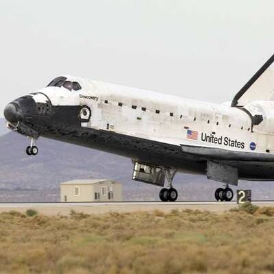 Discovery Landung