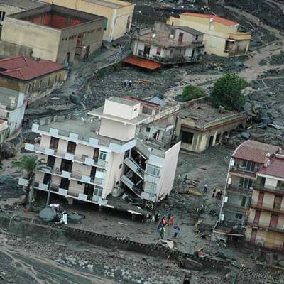 Schlammlawine auf Sizilien