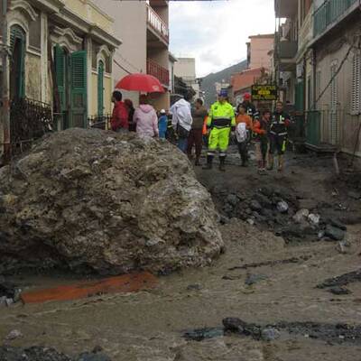 Schlammlawine auf Sizilien