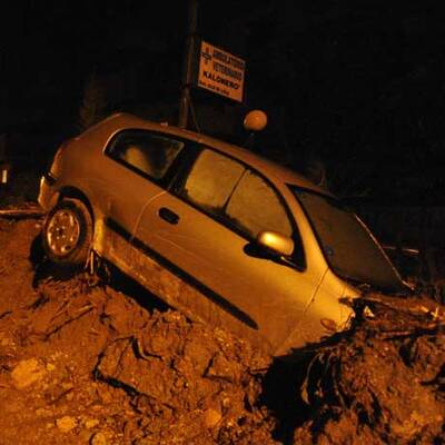 Schlammlawine auf Sizilien