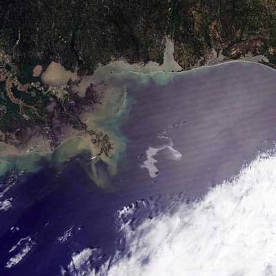 Satellitenbilder des Golfs von Mexiko