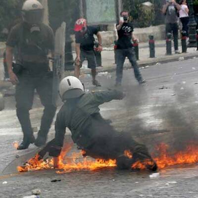 Bereits Kriegszustände in Athen