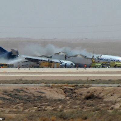 Flugzeugcrash in Riad