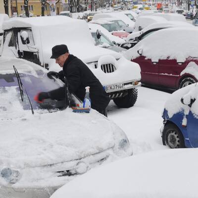 Europa versinkt im Schneechaos