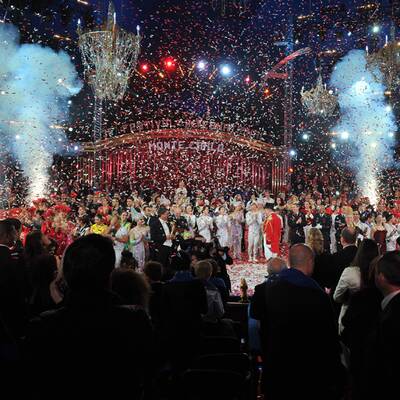 Albert & Charlene bei Zirkus-Festival