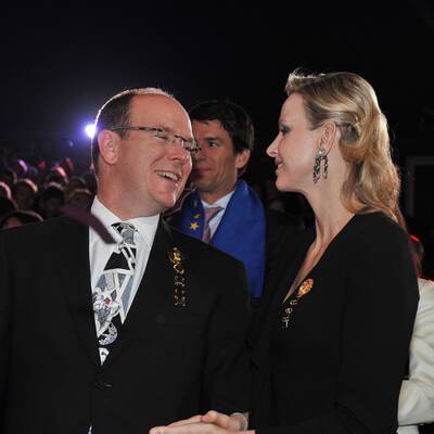 Albert & Charlene bei Zirkus-Festival