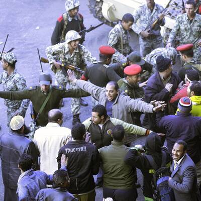 Ägypter in aller Welt demonstrieren