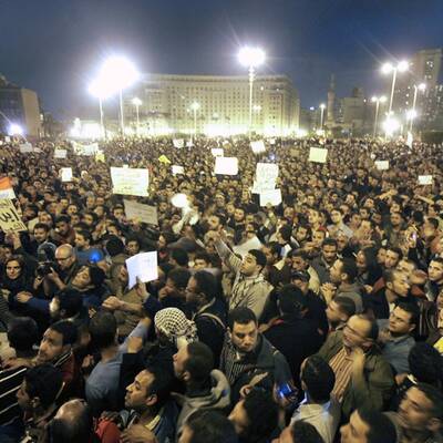 Ägypter in aller Welt demonstrieren