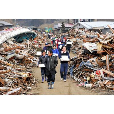 Bilder der Zerstörung in Japan