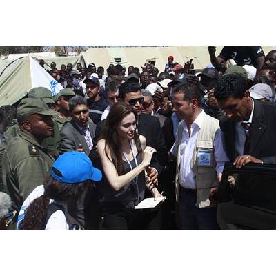 Angelina Jolie in Tunesien: Sie bat um Hilfe für Flüchtlinge