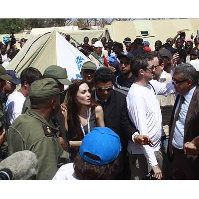 Angelina Jolie in Tunesien: Sie bat um Hilfe für Flüchtlinge