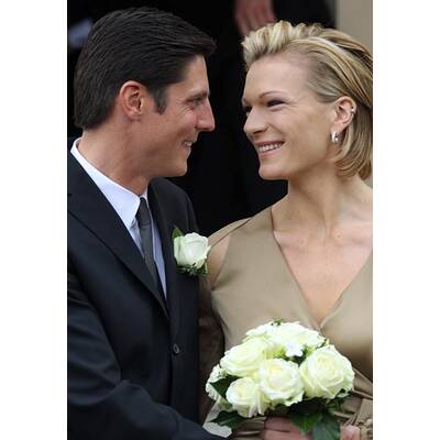 Maria Riesch in Gold: Standesamtliche Trauung in Garmisch