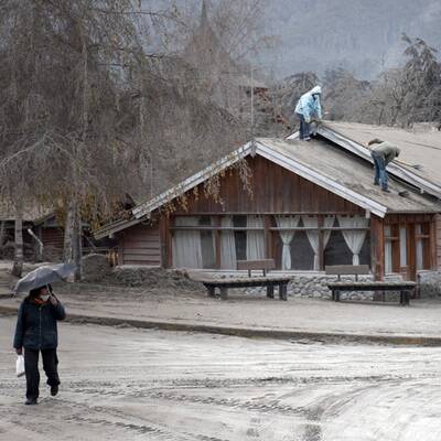Vulkan Puyhue: Asche liegt hoch wie Schnee im Winter