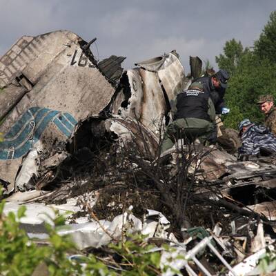 Maschine bei Wohngebiet abgestürzt