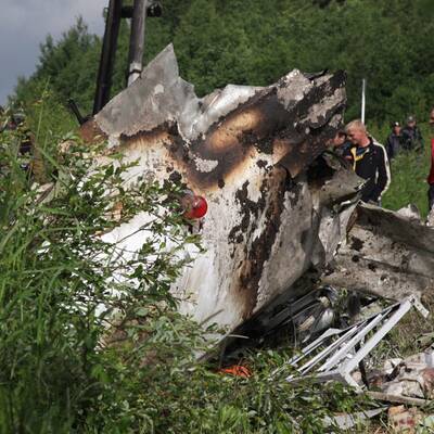 Maschine bei Wohngebiet abgestürzt