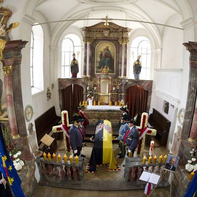 Hier wird Otto Habsburg aufgebahrt