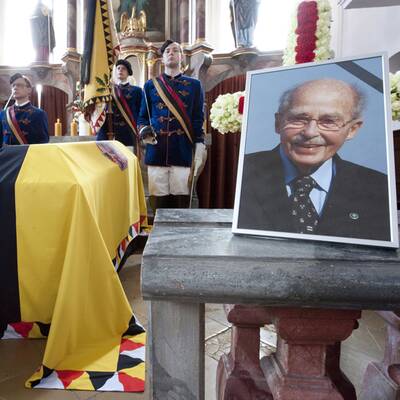 Hier wird Otto Habsburg aufgebahrt