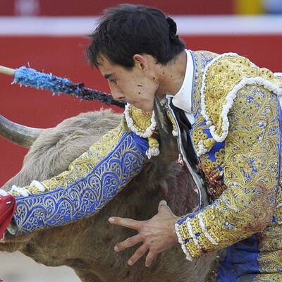 Jimenez Fortes wird vom Stier aufgespießt
