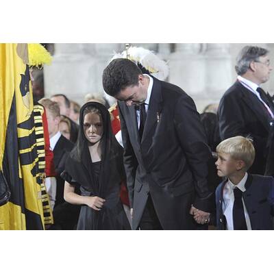 Otto Habsburg: Die trauernde Familie