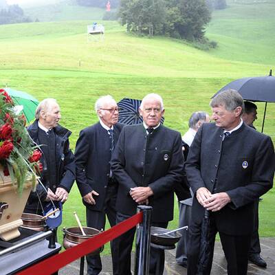 Fotos vom Toni Sailer Begräbnis