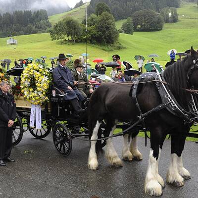 Fotos vom Toni Sailer Begräbnis