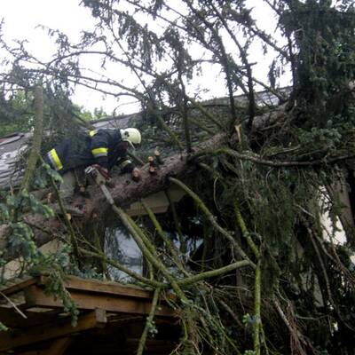 Schwere Unwetter in Österreich