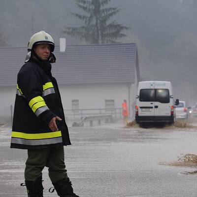 Schwere Unwetter in Österreich