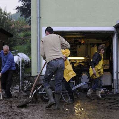 Schwere Unwetter in Österreich