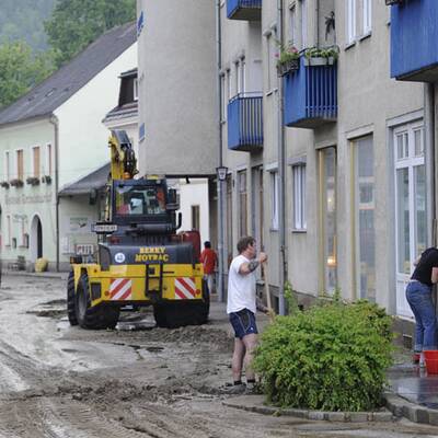 Schwere Unwetter in Österreich