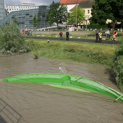 Linzer Auge schwimmt davon