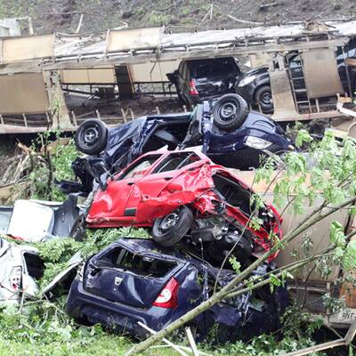 Zug in Vorarlberg entgleist