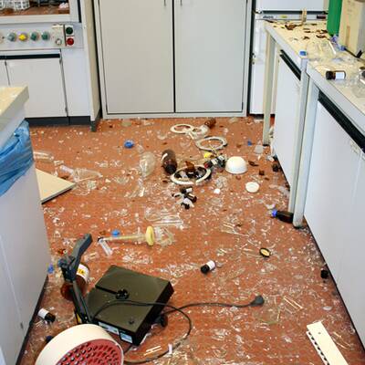 Linzer Übungs-Labor explodiert