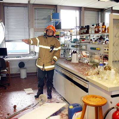 Linzer Übungs-Labor explodiert