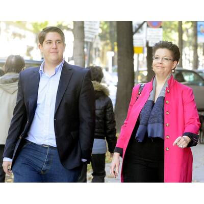 Christine Marek (ÖVP) bei der Stimmabgabe