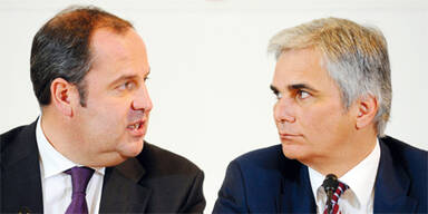 Josef Pröll & Werner Faymann